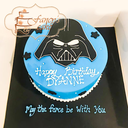 star wars darth vader cake